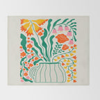 Flower Market 05: Los Angeles Throw Blanket Gallery Image 2