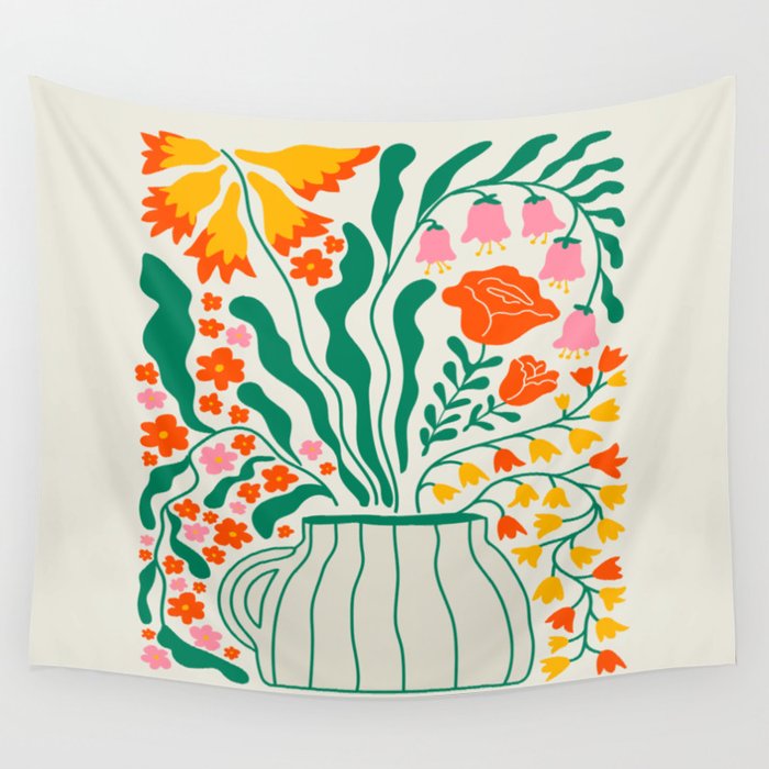 Flower Market 05: Los Angeles Wall Tapestry Gallery Image 4