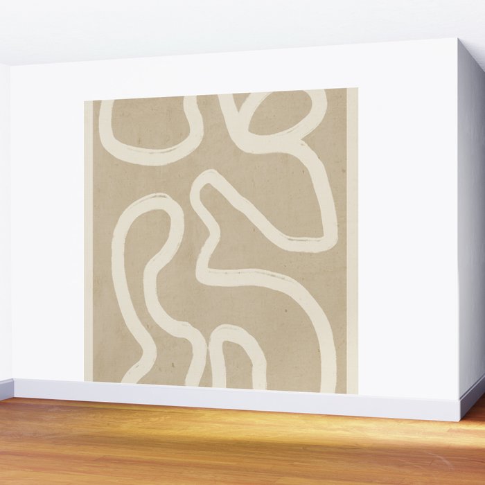 Abstract line art 73 Wall Mural Gallery Image 2