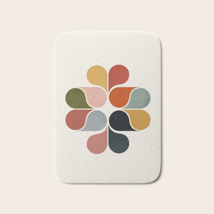 Abstract modern art Bath Mat Gallery Image 1