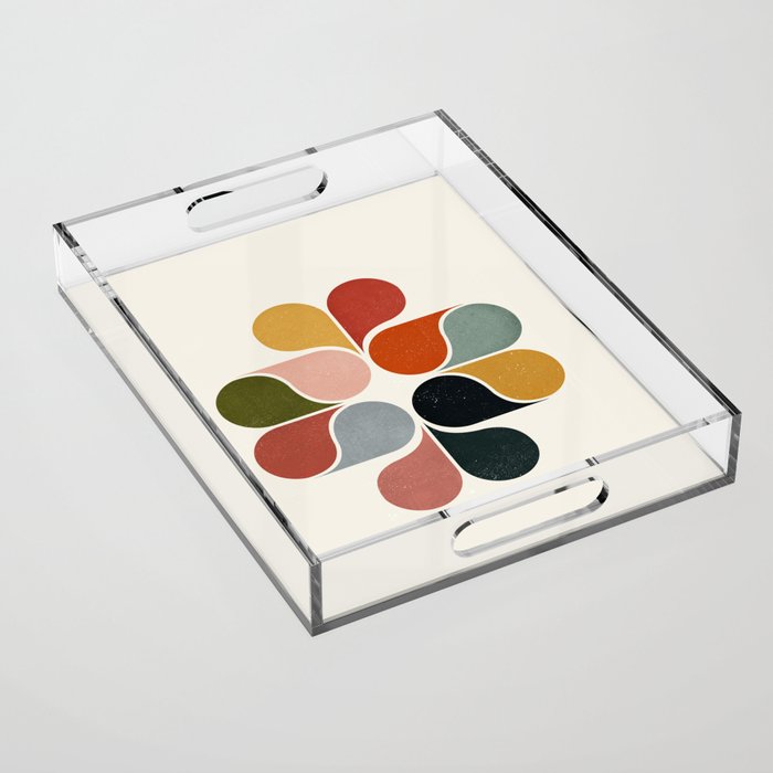 Abstract modern art Acrylic Tray Gallery Image 1