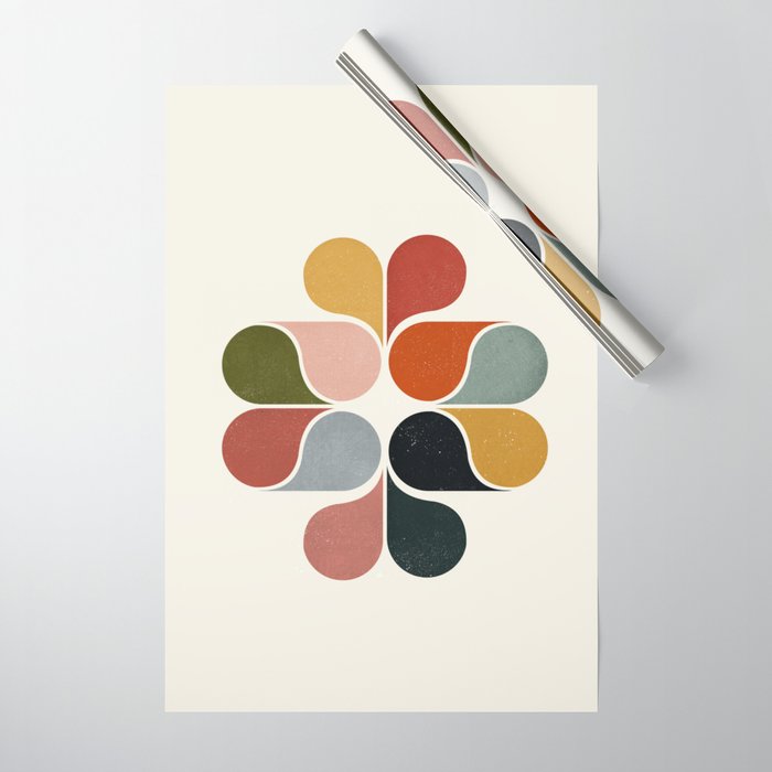 Abstract modern art Wrapping Paper Gallery Image 1