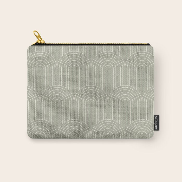 Art Deco Arch Pattern XLIII Carry All Pouch Gallery Image 1
