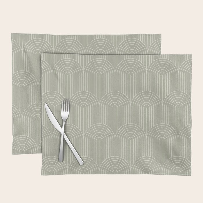 Art Deco Arch Pattern XLIII Placemat Gallery Image 1