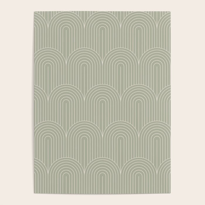 Art Deco Arch Pattern XLIII Poster Gallery Image 4