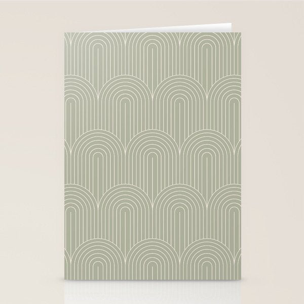 Art Deco Arch Pattern XLIII Stationery Card Gallery Image 1