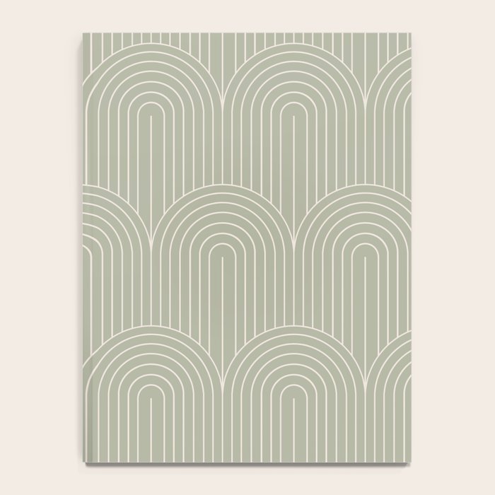 Art Deco Arch Pattern XLIII Notebook Gallery Image 4