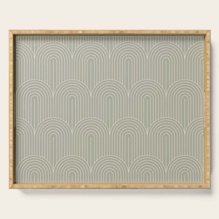 Art Deco Arch Pattern XLIII Serving Tray Gallery Image 1