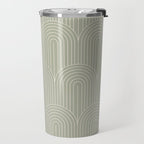 Art Deco Arch Pattern XLIII Travel Mug Gallery Image 2