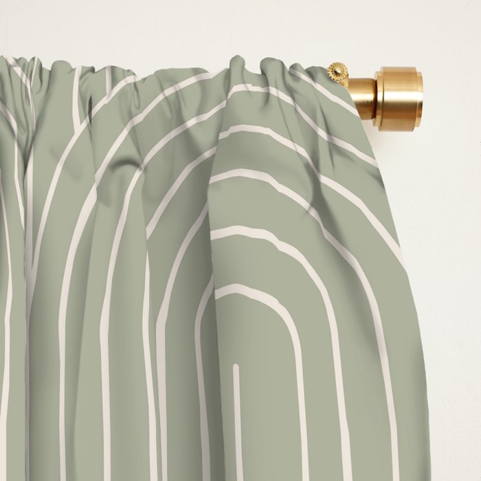 Art Deco Arch Pattern XLIII Window Curtain Gallery Image 2