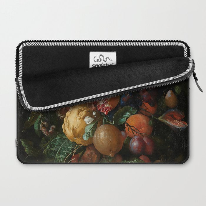 Antique Botanical IV [antique painting remixed] Laptop Sleeve Gallery Image 2