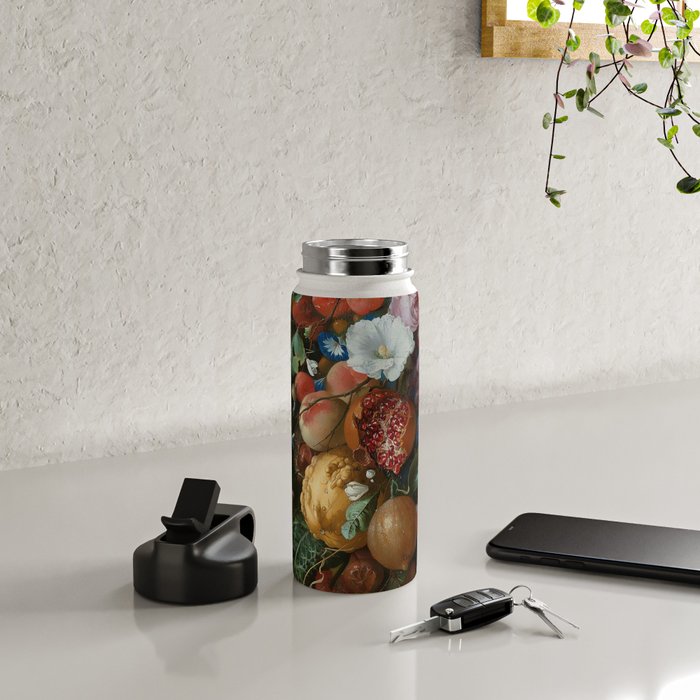 Antique Botanical IV [antique painting remixed] Water Bottle Gallery Image 4