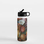 Antique Botanical IV [antique painting remixed] Water Bottle Gallery Image 1