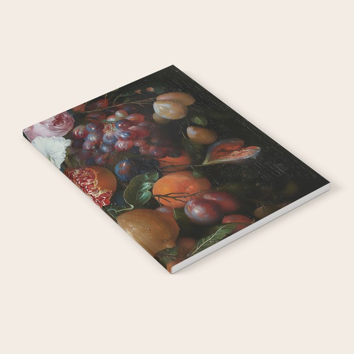 Antique Botanical IV [antique painting remixed] Notebook Gallery Image 1