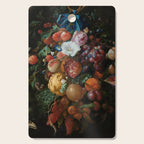 Antique Botanical IV [antique painting remixed] Cutting Board Gallery Image 1
