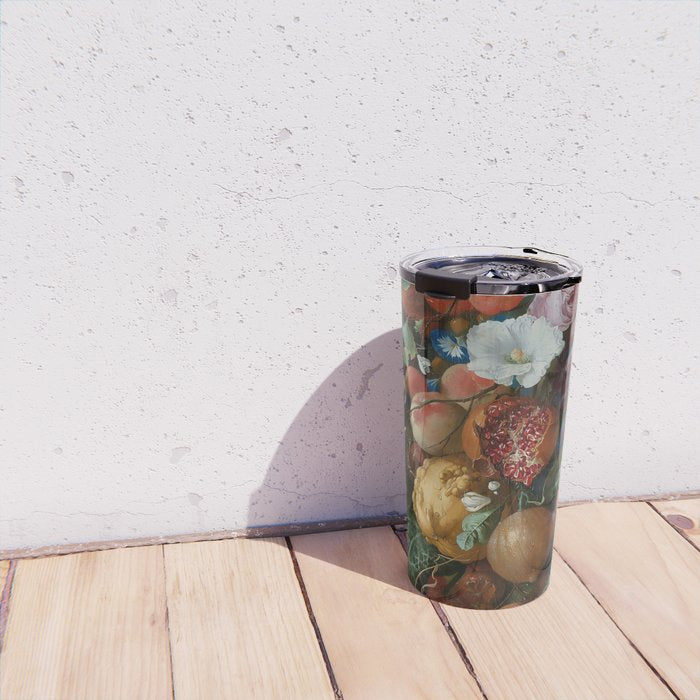 Antique Botanical IV [antique painting remixed] Travel Mug Gallery Image 4