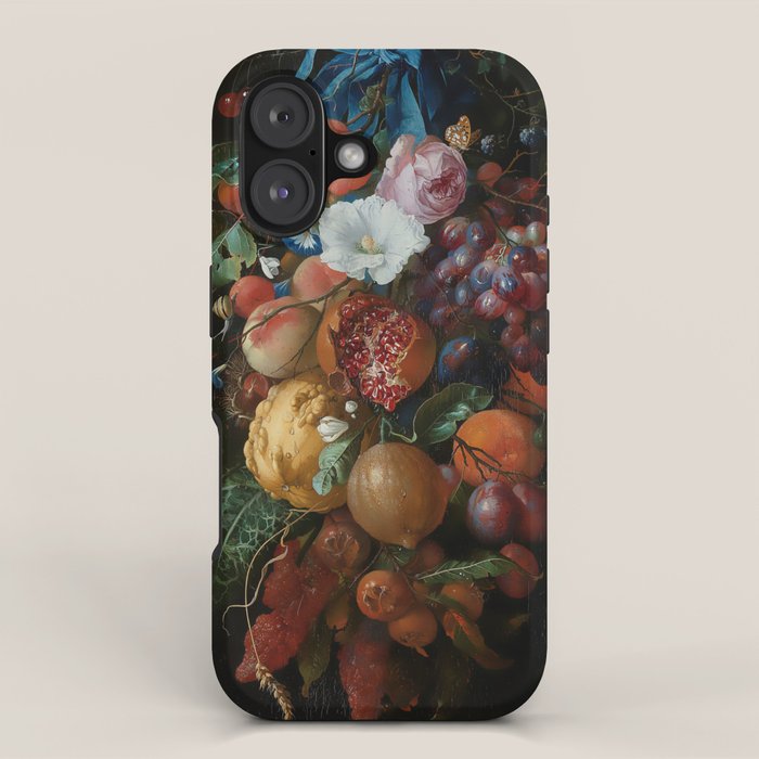 Antique Botanical IV [antique painting remixed] iPhone Case Gallery Image 1