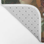 Antique Botanical IV [antique painting remixed] Bath Mat Gallery Image 2