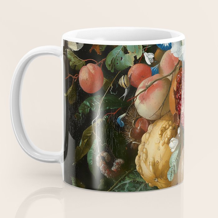 Antique Botanical IV [antique painting remixed] Coffee Mug Gallery Image 3