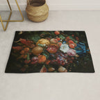Antique Botanical IV [antique painting remixed] Rug Gallery Image 1