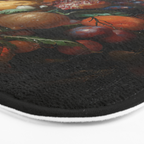 Antique Botanical IV [antique painting remixed] Bath Mat Gallery Image 3