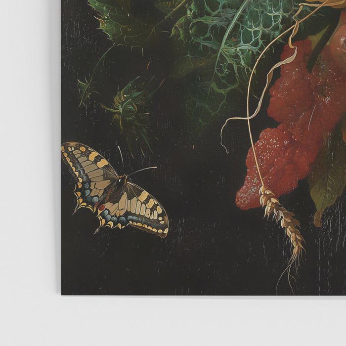 Antique Botanical IV [antique painting remixed] Poster Gallery Image 3