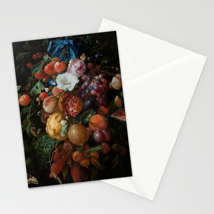 Antique Botanical IV [antique painting remixed] Stationery Card Gallery Image 2
