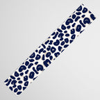 Leopard Print Abstractions - Navy Table Runner Gallery Image 3