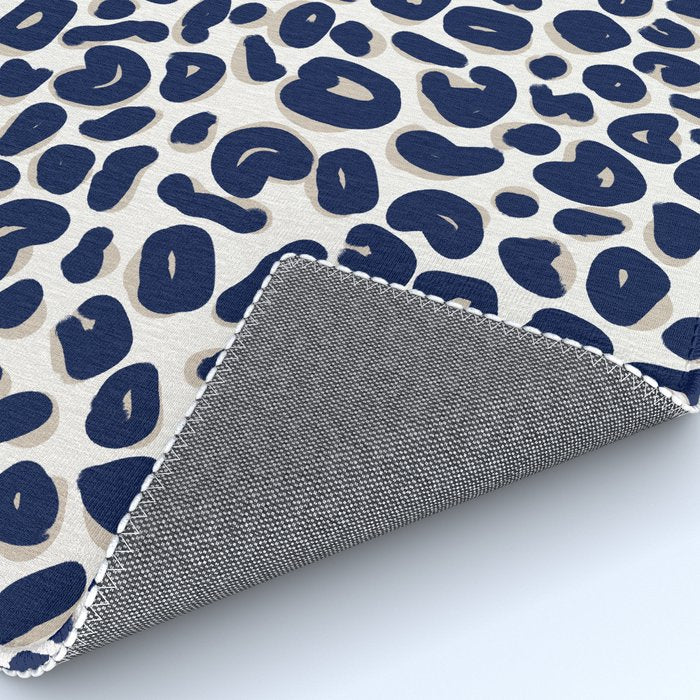 Leopard Print Abstractions - Navy Rug Gallery Image 4