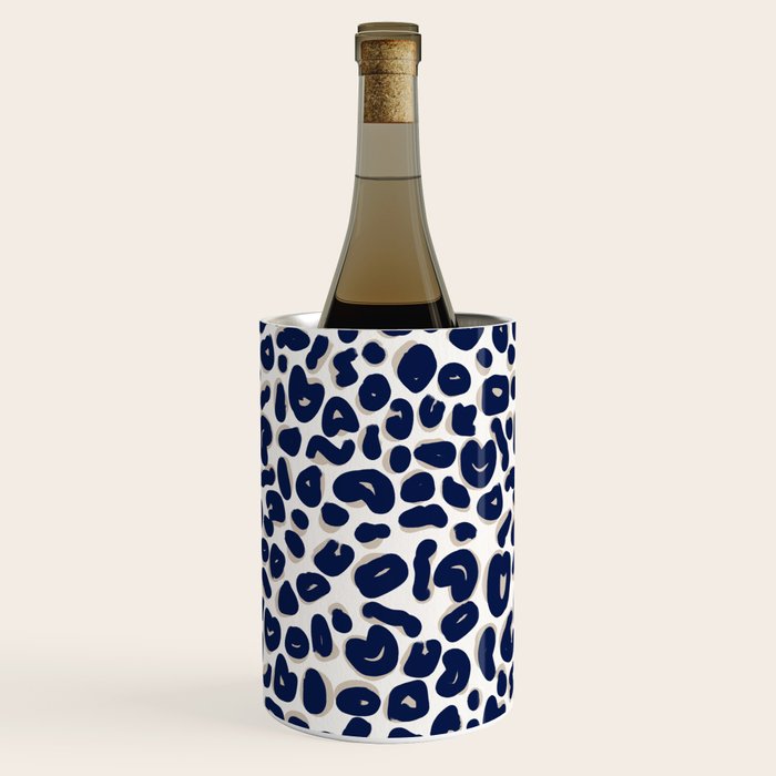 Leopard Print Abstractions - Navy Wine Chiller Gallery Image 2