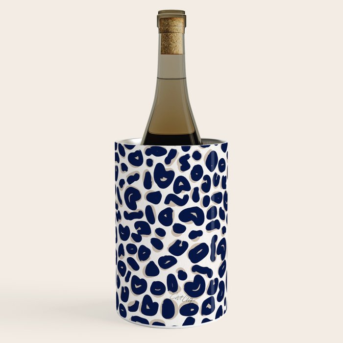 Leopard Print Abstractions - Navy Wine Chiller Gallery Image 3