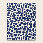 Leopard Print Abstractions - Navy Notebook Gallery Image 4