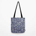 Leopard Print Abstractions - Navy Tote Bag Gallery Image 2