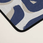 Leopard Print Abstractions - Navy Desk Mat Gallery Image 4