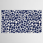 Leopard Print Abstractions - Navy Tablecloth Gallery Image 2