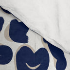 Leopard Print Abstractions - Navy Comforter Gallery Image 4