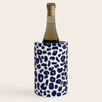 Leopard Print Abstractions - Navy Wine Chiller Gallery Image 1