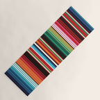 Sarape mexican blanket vibrant southwest modern serape pattern Yoga Mat Gallery Image 1