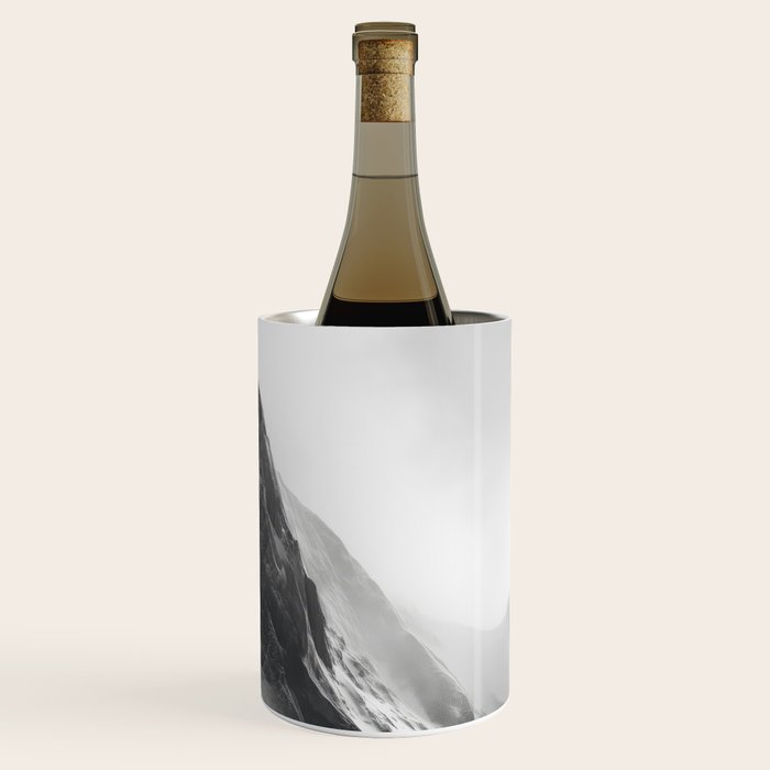 Alpine Silence - Minimalist Snowy Peak Wall Art Wine Chiller Gallery Image 3