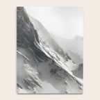 Alpine Silence - Minimalist Snowy Peak Wall Art Notebook Gallery Image 4