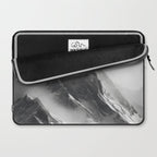 Alpine Silence - Minimalist Snowy Peak Wall Art Laptop Sleeve Gallery Image 2
