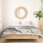 Alpine Silence - Minimalist Snowy Peak Wall Art Duvet Cover Gallery Image 3