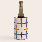 Colorful Patterned Grid II Wine Chiller Gallery Image 2