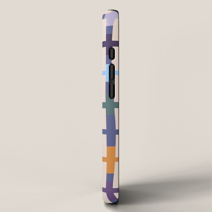 Colorful Patterned Grid II iPhone Case Gallery Image 2