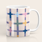 Colorful Patterned Grid II Coffee Mug Gallery Image 1