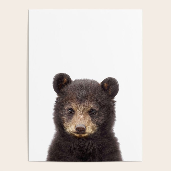 Baby Bear, Bear Cub, Kids Art, Baby Animals Art Print By Synplus Poster Gallery Image 4