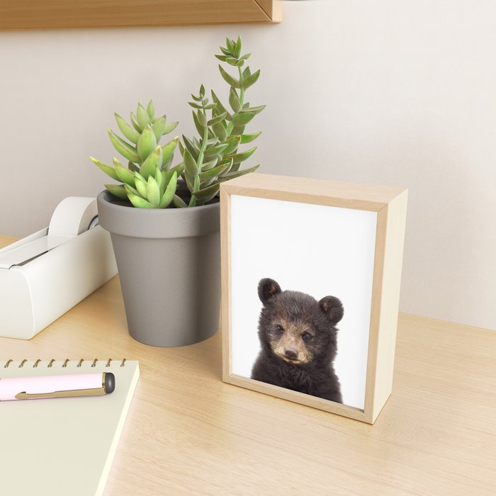 Baby Bear, Bear Cub, Kids Art, Baby Animals Art Print By Synplus Mini Art Print Gallery Image 2