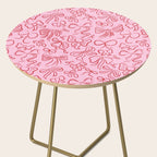 Coquette Valentines Day Bows in Colored Pencil Side Table Gallery Image 2