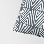 Stacked Arrows Navy and White Pillow Sham Gallery Image 4