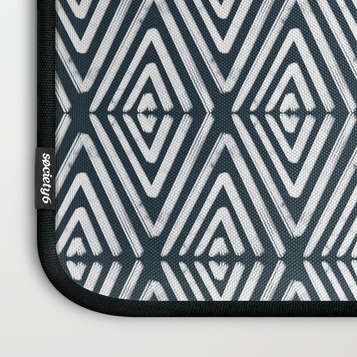 Stacked Arrows Navy and White Laptop Sleeve Gallery Image 3
